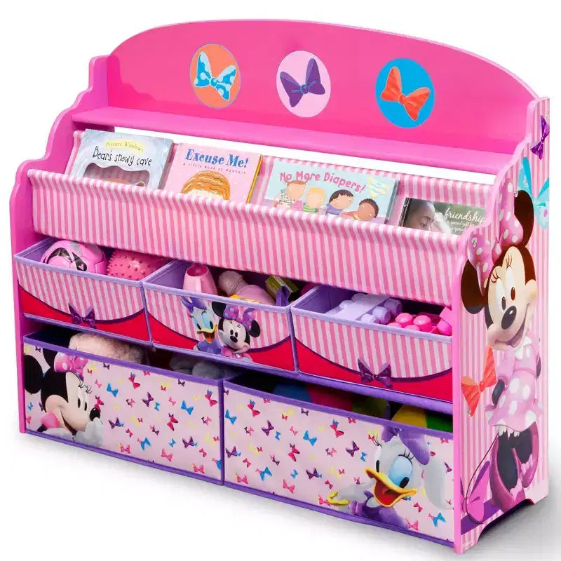 Organizzatore giocattoli Deluxe per bambini Minnie Mouse