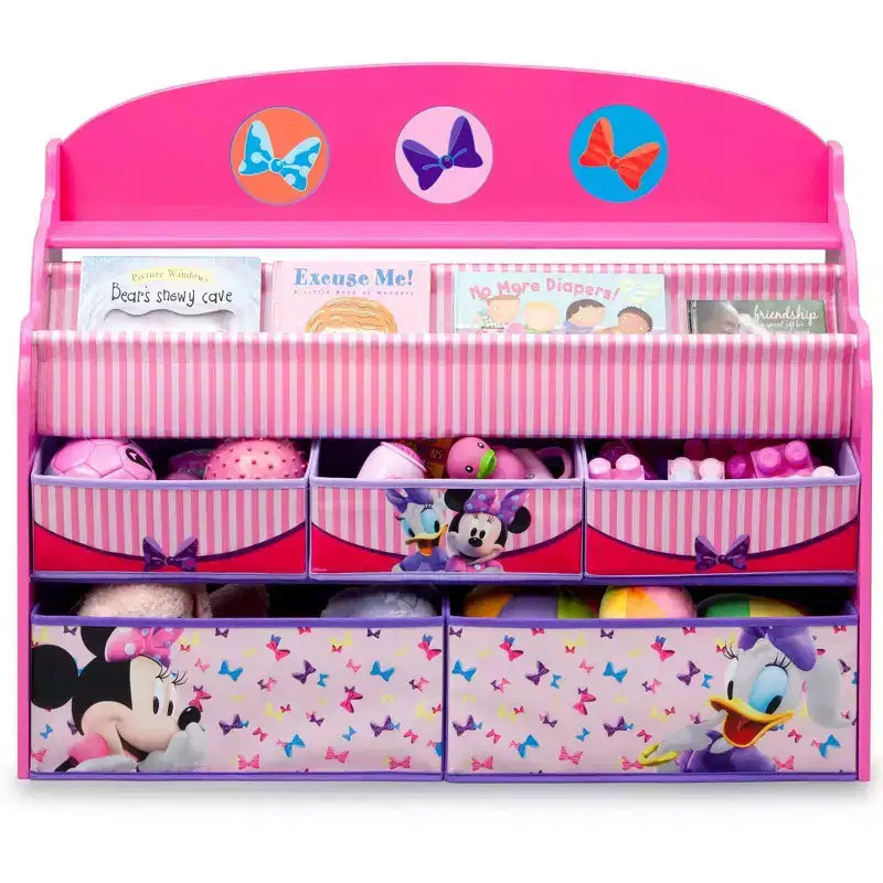 Organizzatore giocattoli Deluxe per bambini Minnie Mouse