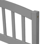 Letto a piattaforma singolo dal design elegante con due cassetti e testiera