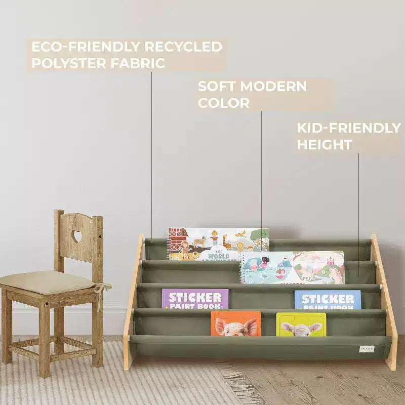 Libreria per Bambini Decorativa per Camerette per Neonati, Bambini e Sale Giochi Montessori