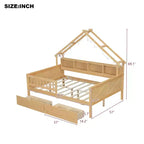Letti a piattaforma in legno a grandezza naturale con LED