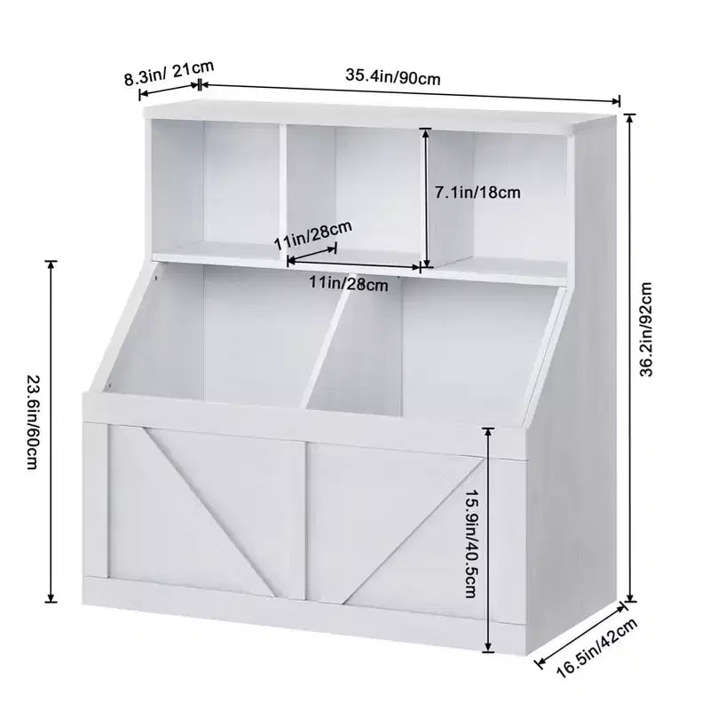Libreria e contenitore per giocattoli per bambini, organizer per giocattoli per bambini, mobile contenitore per giocattoli con ripiano per giocattoli, libreria e contenitore per giocattoli per bambini piccoli