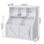 Libreria e contenitore per giocattoli per bambini, organizer per giocattoli per bambini, mobile contenitore per giocattoli con ripiano per giocattoli, libreria e contenitore per giocattoli per bambini piccoli