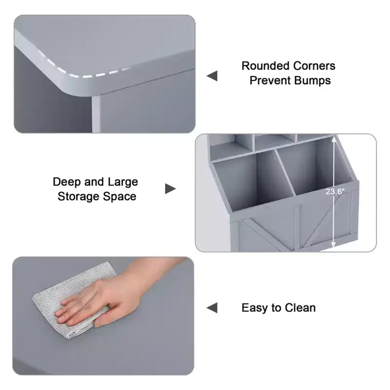 Libreria e contenitore per giocattoli per bambini, organizer per giocattoli per bambini, mobile contenitore per giocattoli con ripiano per giocattoli, libreria e contenitore per giocattoli per bambini piccoli