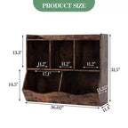 Libreria per bambini e mobiletto portagiochi multi-ripiano con organizer a cubo per ragazzi e ragazze, per cameretta, ingresso, scuola materna