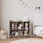 Libreria per bambini e mobiletto portagiochi multi-ripiano con organizer a cubo per ragazzi e ragazze, per cameretta, ingresso, scuola materna