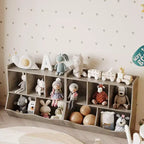 Libreria per bambini e mobiletto portagiochi multi-ripiano con organizer a cubo per ragazzi e ragazze, per cameretta, ingresso, scuola materna