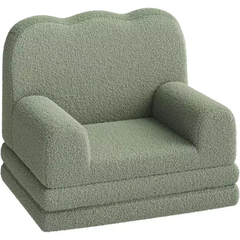 2-in-1 Kids Sofa Comfortable sofa Longue Chair Soft Foam sofa Gift for Children and Girls