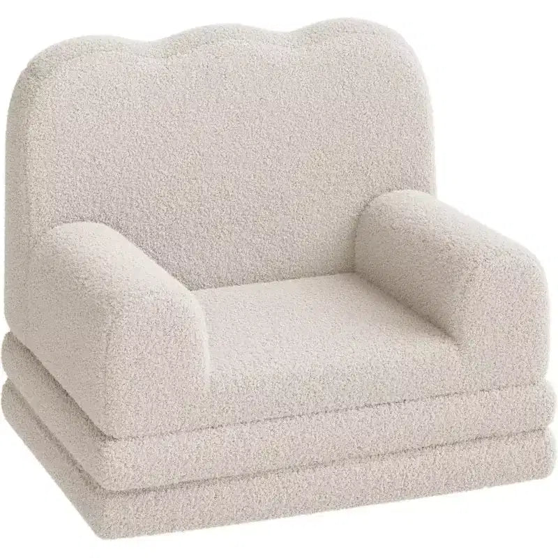 Divano per bambini 2 in 1, comodo divano, poltrona lunga, divano in morbida schiuma, regalo per bambini e bambine