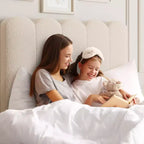 Struttura letto singolo imbottita in velluto con cassetti e testiera, lettino per bambini, con doghe in legno, design a basso profilo