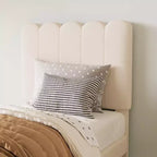 Struttura letto singolo imbottita in velluto con cassetti e testiera, lettino per bambini, con doghe in legno, design a basso profilo