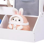 Organizzatore Vestiti per Bambini, Armadio per Costumi con Specchio Illuminato, Asta Appendiabiti e Cassetti per Camera da Letto e Sala Giochi