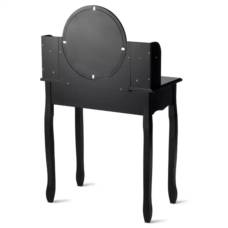 Cassetti del tavolo da trucco con specchio ovale, regalo per bambini