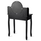 Cassetti del tavolo da trucco con specchio ovale, regalo per bambini